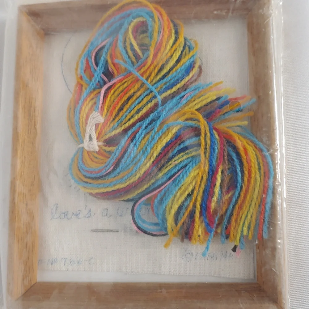 NWT Vintage 70's Embroidery‎ Kit Child Bird Moppets Needle Stitch #786C MCM